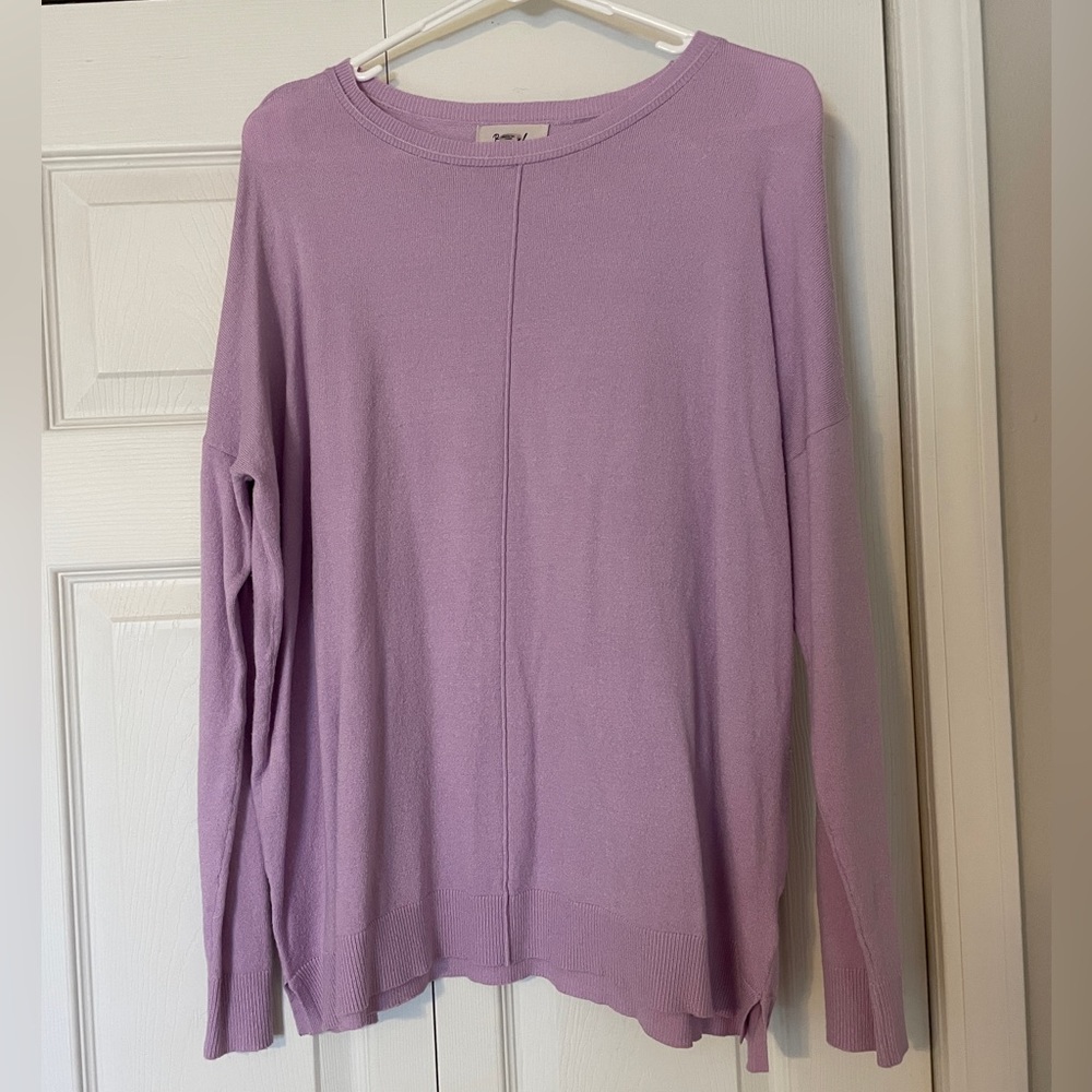 Light Weight Light Purple Sweater